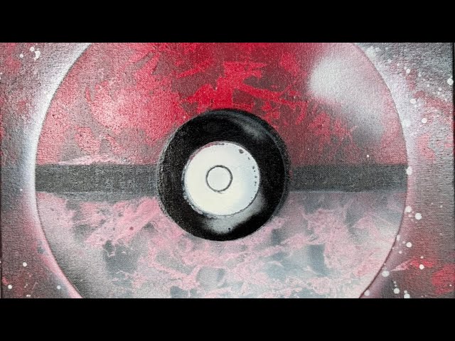 How to Spray Paint a Pokeball in 5 minutes