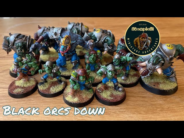 Black Orc Blood Bowl by Games Workshop and Pedro Ramos with Rnestudio troll Ugg