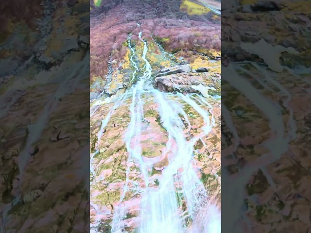 Longest Waterfall of Europe Vinnufossen 845m/2.772ft #drone #waterfall #norway #fpvdrone