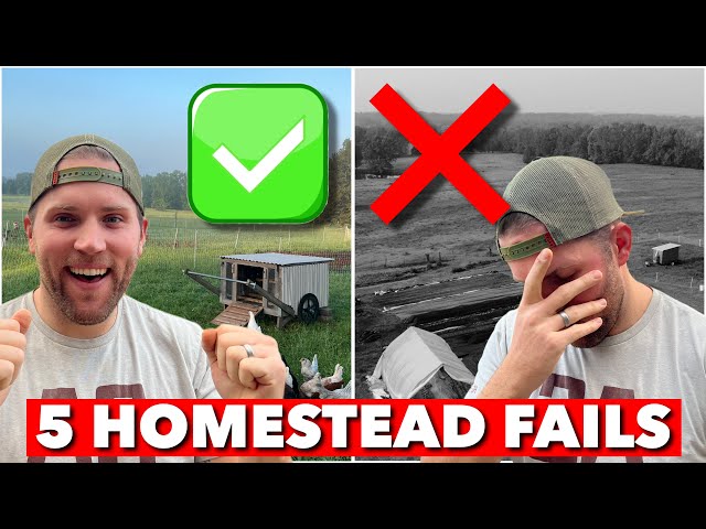 5 MISTAKES THAT COULD CRUSH YOUR HOMESTEAD DREAMS