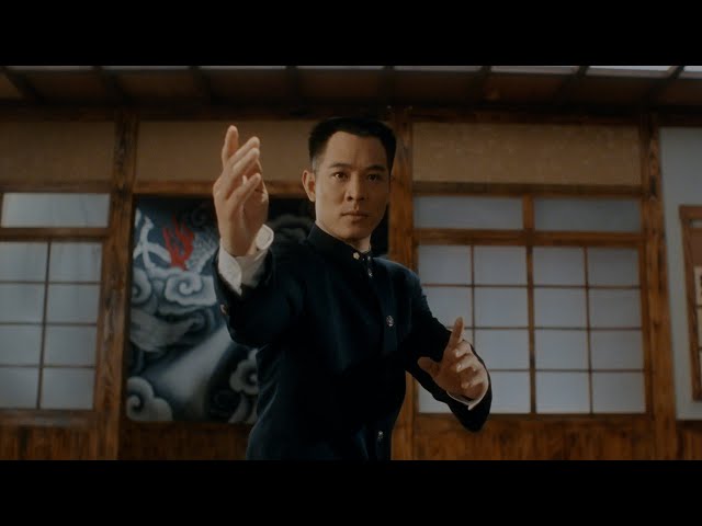 Fist of Legend 1994 Jet Li vs Japanese dojo 4K HDR