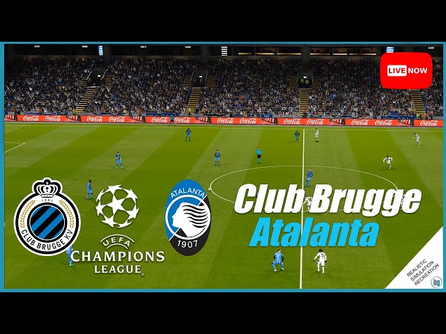 Club Brugge Vs. Atalanta LIVE | UEFA Champions League 24/25 | Live Match Now | eFootball