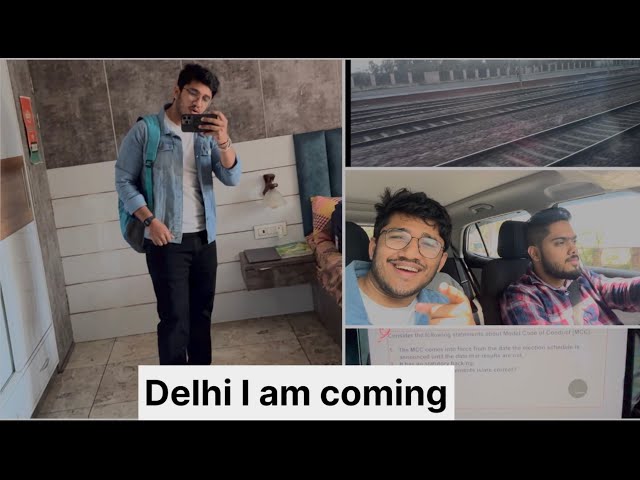 Delhi I am back | Prelims is close | Anirudh Dhondiyal | #upsc #upscaspirants  #vlog