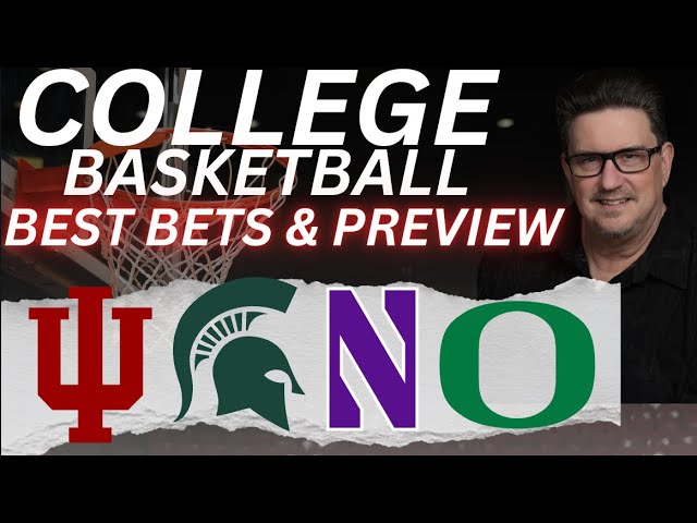 College Basketball Picks Tonight | Indiana vs Michigan State | Northwestern vs Oregon | 2/11/25