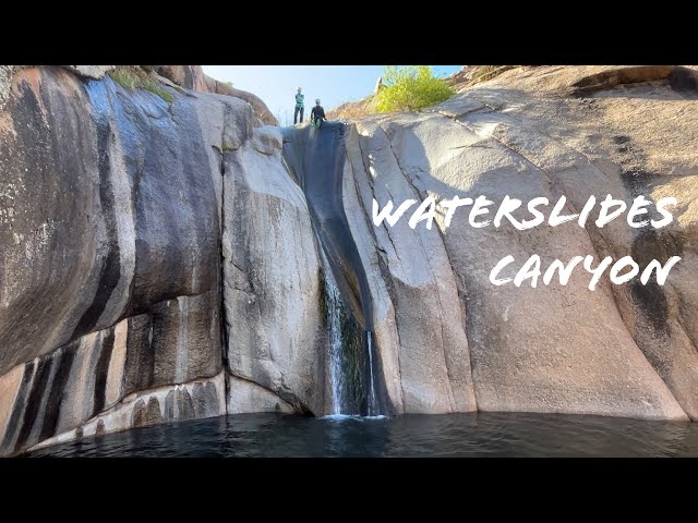 This canyon with natural waterslides and waterfall rappels might be the most fun we've had outdoors