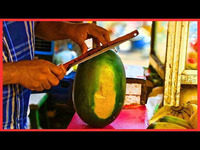 FRUIT NINJA of FRUITS | Amazing Fruits Cutting Skills | Indian Street Food In 2024