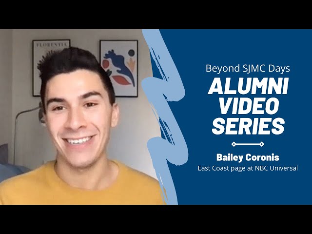 Bailey Coronis - SJMC Days Alumni Video Series