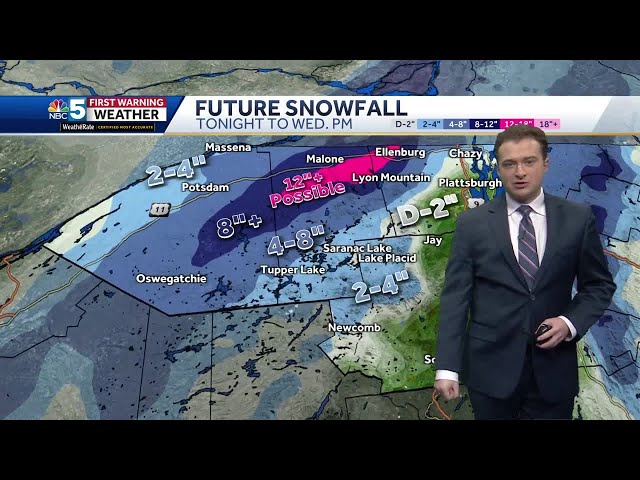 Video: More mountain snow in Vermont, New York this week (1-6-25)