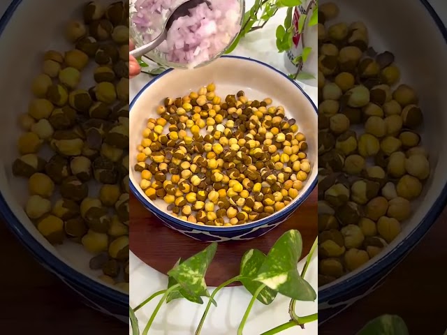 high protein chana salad chaat#saladchaat#shorts