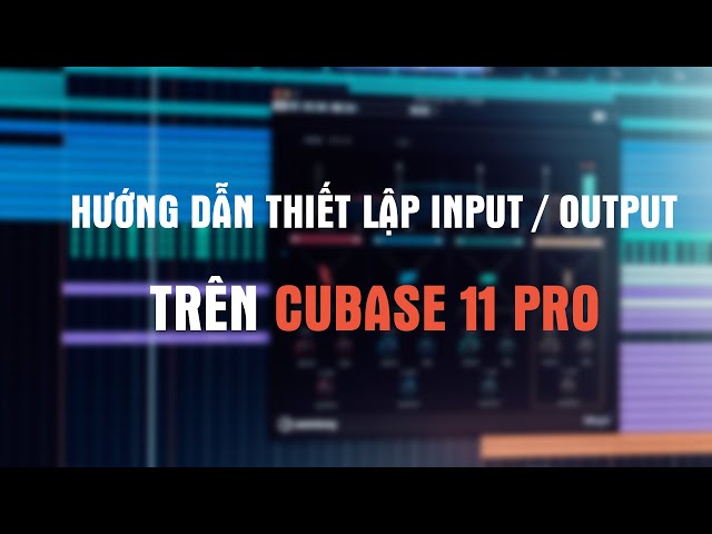 1. Hướng Dẫn Thiết Lập Input & Output trên Cubase 11 Pro