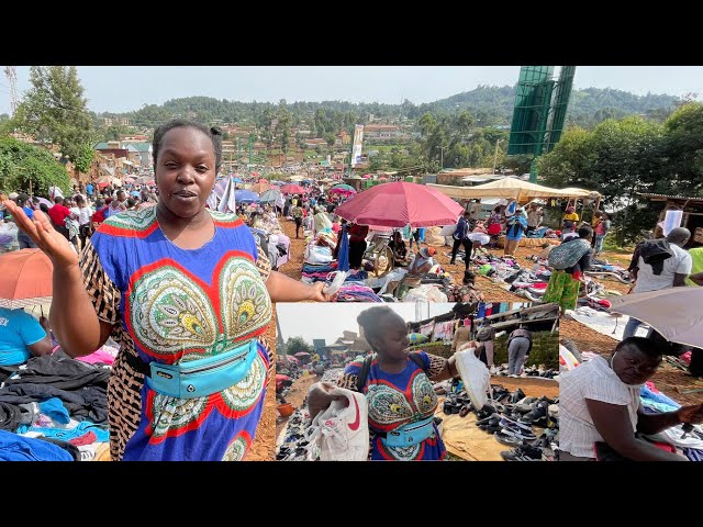 African Village Life//Inside my Village Market !Thrifting Clothes & shoes