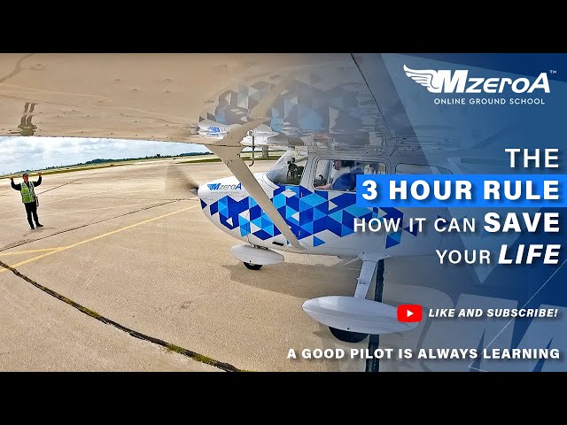 How a Simple Aviation Rule Saved My Life - MzeroA Online Ground School