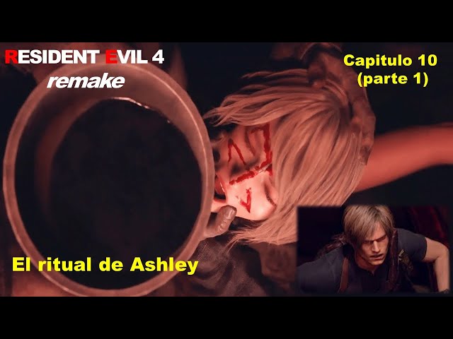 Resident evil 4 remake en Español (capitulo 10) Parte 1 / "El ritual de Ashley" Guía completa