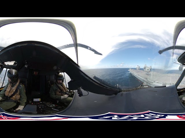 HMS Queen Elizabeth's eye in the sky (360 Video in 4K) | Westlant 19