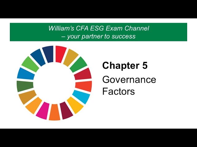 CFA Certificate in ESG Investing Exam Tutorial - Chapter 5