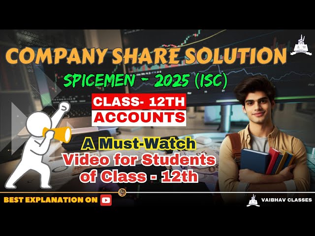 class 12: Shares 2025 specimen paper discussed/22.8.24 | Company Shares | complete presentation