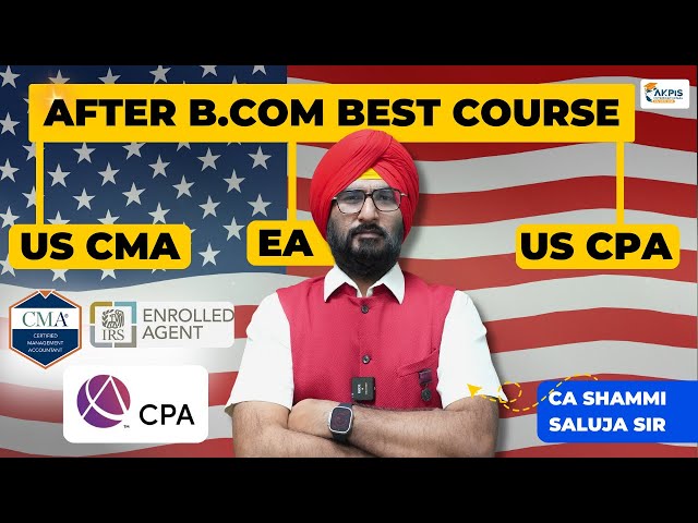 After B. Com, what's next? US CMA, EA, or US CPA—choose the path to global opportunities! #USCMA #EA