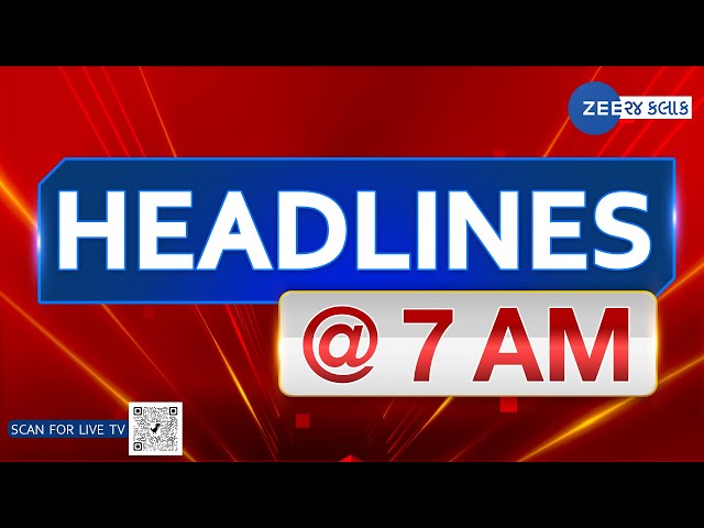 ZEE 24 Kalak Headlines @7:00 AM | 24-1-2025 | Corrupt Officer | Fake Candidate | Morning News