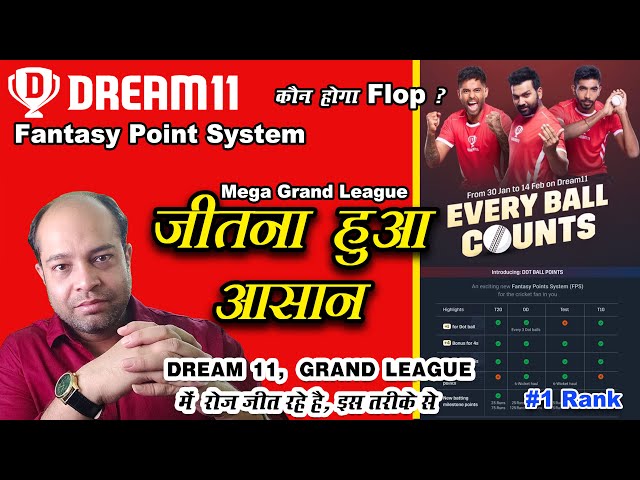 Dream11 New Fantasy Point System: Dream11 का नया प्वाइंट सिस्टम क्या है ? How To Win In Dream11 ?