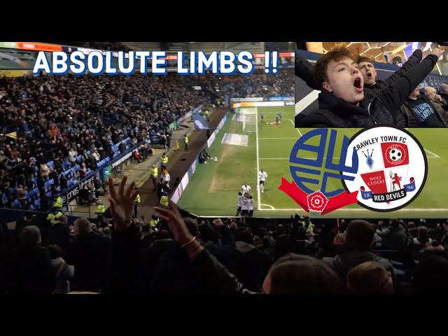 LIMBS AS BOLTON COMEBACK FROM 3-1 DOWN TO WIN 4-3 !! STEVEN SCHUMACHERS FIRST WIN AS BOLTON BOSS !!!