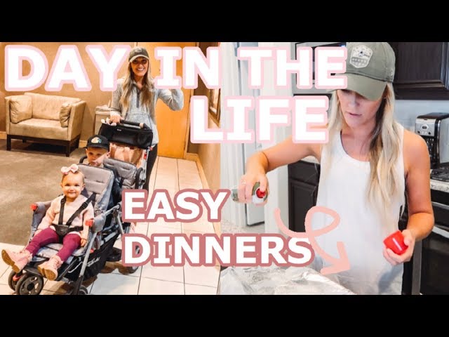 REAL DAY IN THE LIFE OF A MOM | EASY DINNER RECIPES | Amanda Little