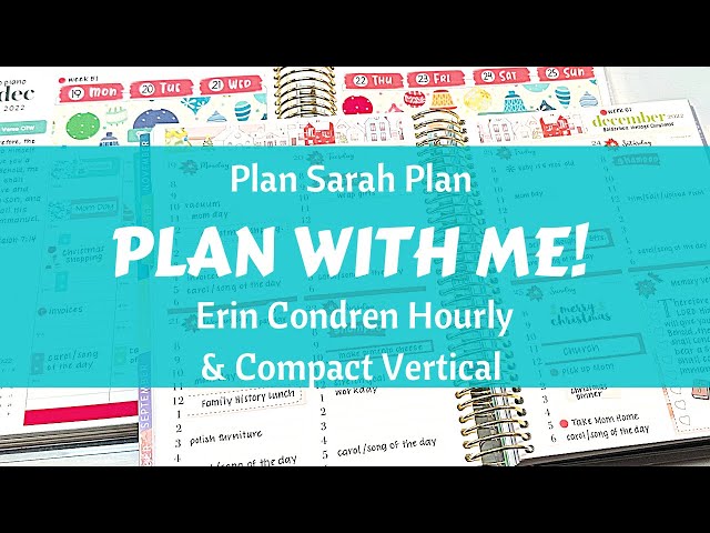 Plan With Me! | Dec. 19-25 | MERRY CHRISTMAS!!! | ECLP Hourly & Compact Vertical