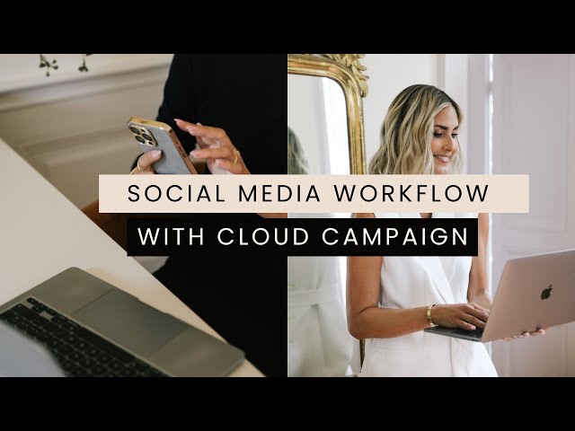 Social Media Manager Workflow Content Creation With Cloud Campaign