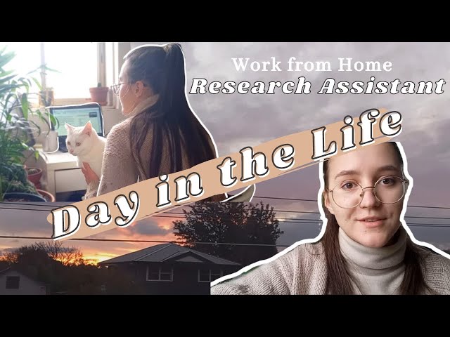 day in the life of a research assistant vlog | work from home