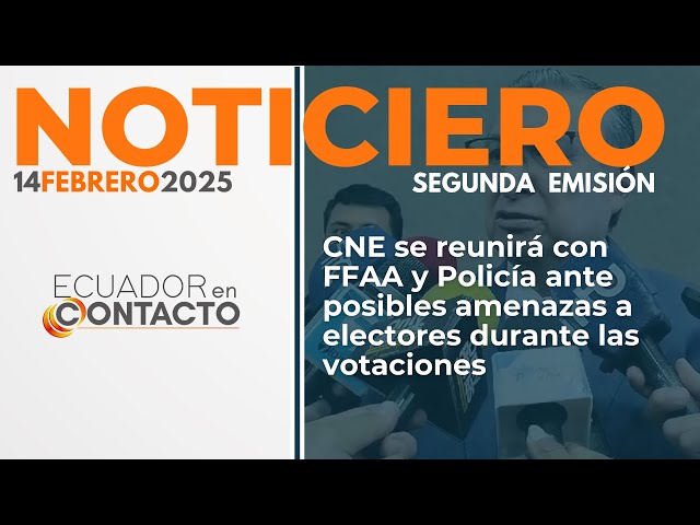 🔴Noticias Ecuador | 14 de febrero de 2025 | Ecuador en Contacto