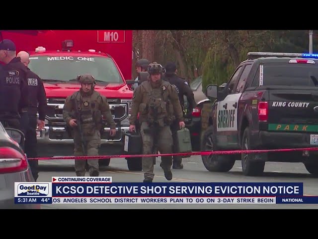 King County detective shot while serving eviction notice | FOX 13 Seattle