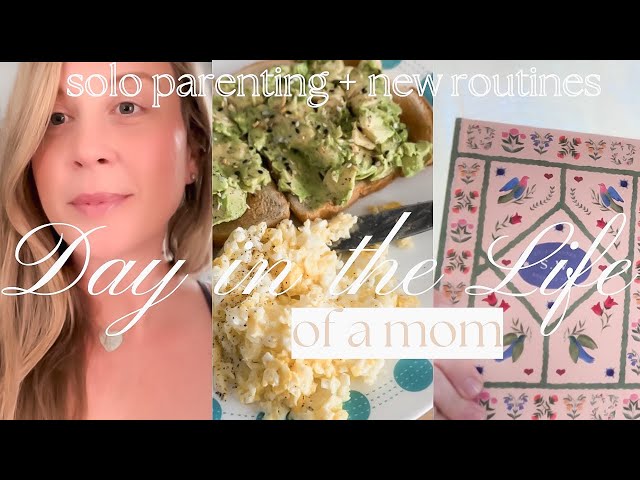 Day in the Life of a Mom Solo Parenting | realistic homemaking motivation | Motherhood is hard!