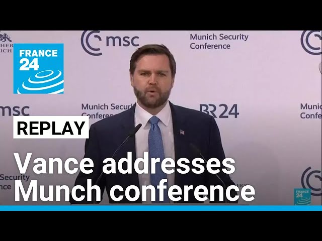 REPLAY: Vance addresses Munch conference, blasts Europe over free speech • FRANCE 24 English