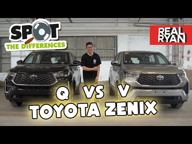 TOYOTA ZENIX Q HYBRID VS ZENIX V COMPARISON PHILIPPINES