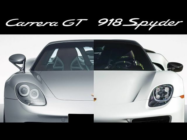 What's different- Porsche Carrera GT v/s Porsche 198 spyder 🚘🔥🔥🏁#porsche #carreragt#198spyder#car