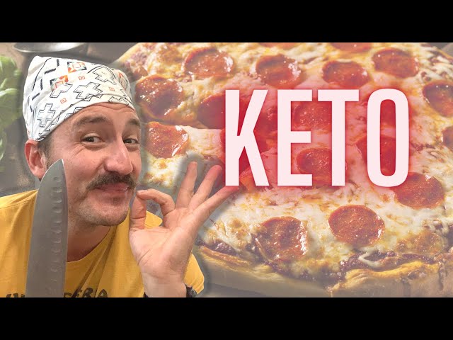 Easy Keto Pizza!  | The BEST KETO Crust AROUND! #keto #ketopizza  #lowcarb