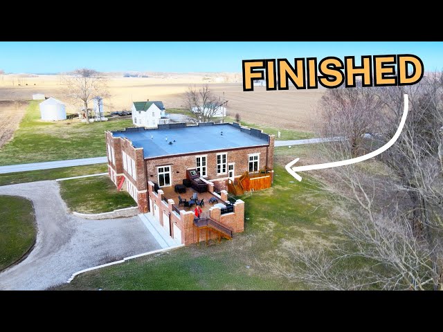 We Built a Roof Deck for our Converted Schoolhouse (FULL TOUR!)