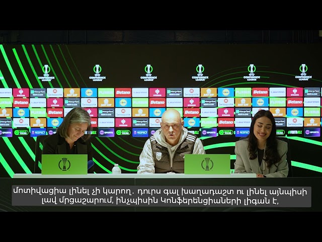 Pre-match Press Conference | Rui Mota and Hovhannes Hambardzumyan | Chelsea vs Noah