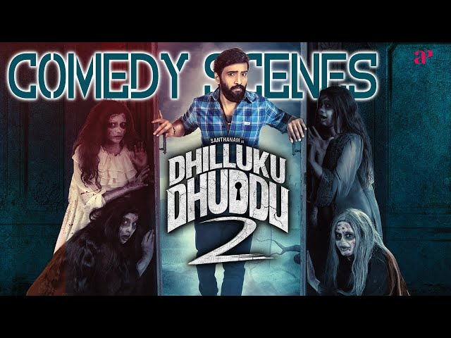 Dhilluku Dhuddu 2 Comedy Scenes | Santhanam & Motta Rajendran: Nonstop Laughter ! | Santhanam