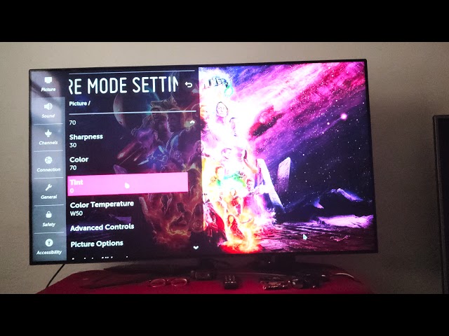 MY Settings For PC With HDR LG NANOCELL TV AI THINQ 55SM90