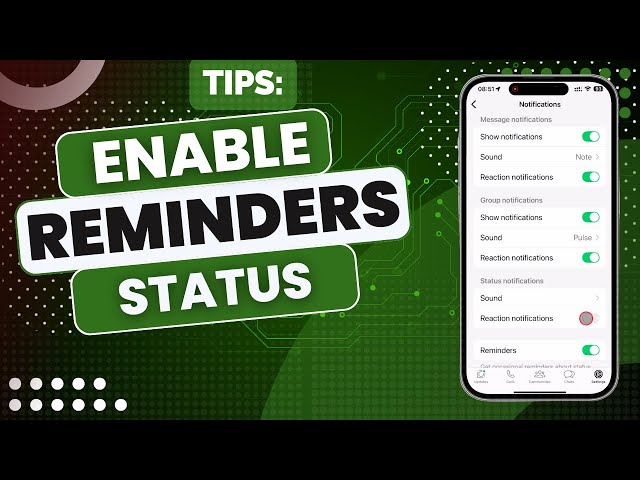 How To Enable Reminders For Status Updates On WhatsApp