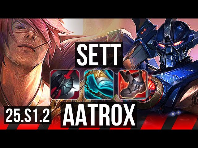 SETT vs AATROX (TOP) | 2700+ games | NA Grandmaster | 25.S1.2