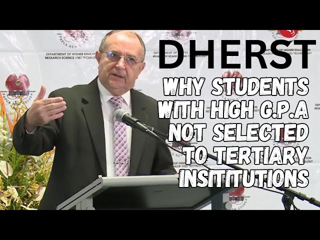 DHERST EXPLAINS: Why Students with HIGH GPA MISSED OUT on HIGHER EDUCATION SELECTIONS (Fr Jan CZUBA)