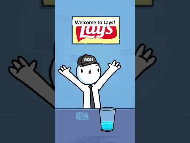 Getting Hired by Lays (Original Animation Meme) #shorts