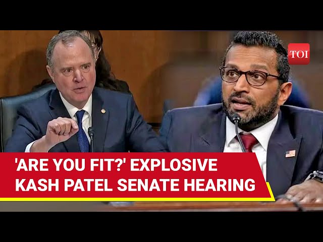 'Listen Mr. Adam Schiff': Kash Patel Roars At Senate Hearing | 'Fit To Lead FBI...' | Watch