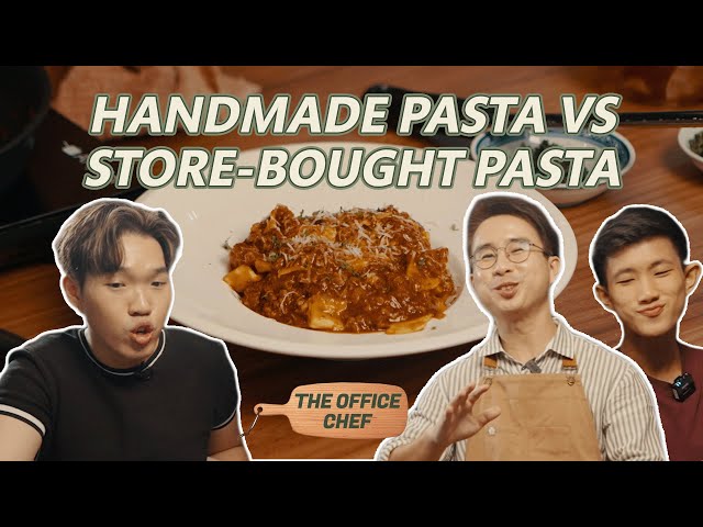 Handmade Pasta vs Store-Bought Pasta: Beef Bolognese | The Office Chef E9