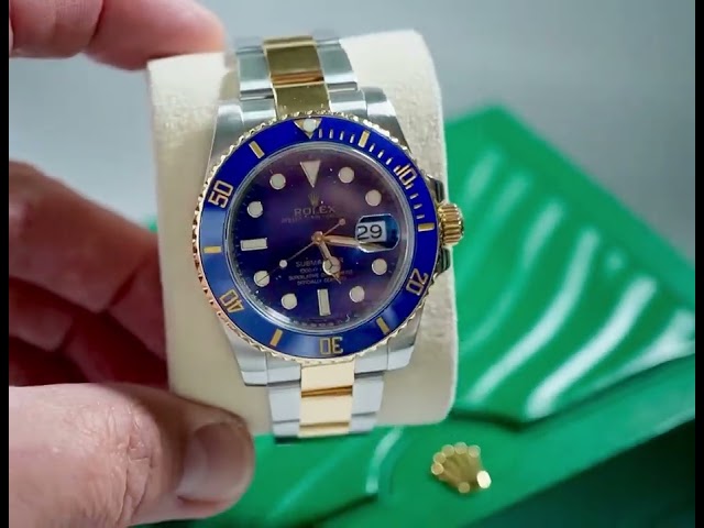 Rolex Submariner tow tone yellow Gold