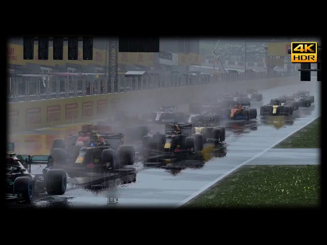 F1 2020 - Very Wet - Rain Race Gameplay [4K 60FPS HDR]