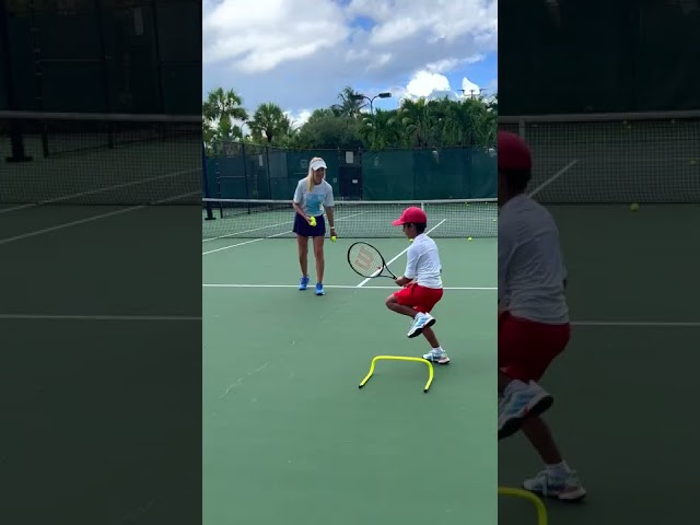 EASY Tennis Exercise for Weight Transfer