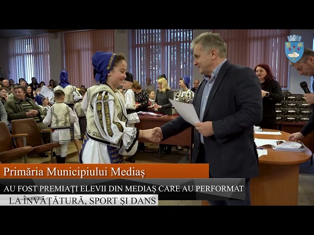 Au fost premiați elevii din Mediaș care au performat la învățătură, sport și dans