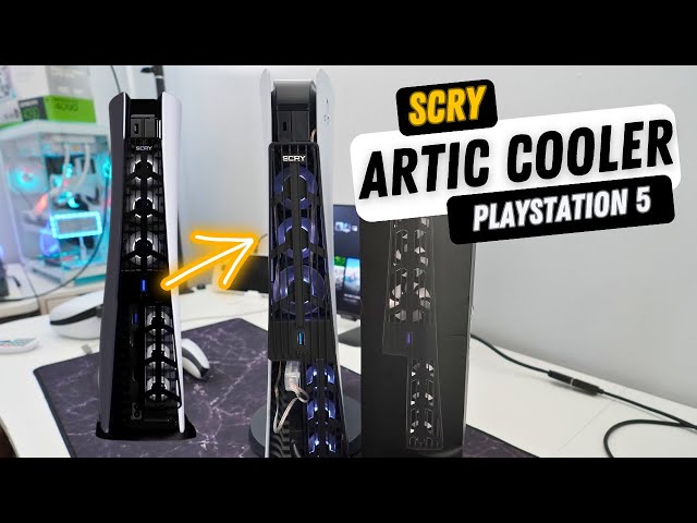 SCRY Artic PS5 Cooler : The World's Most Advanced PlayStation 5 Cooler